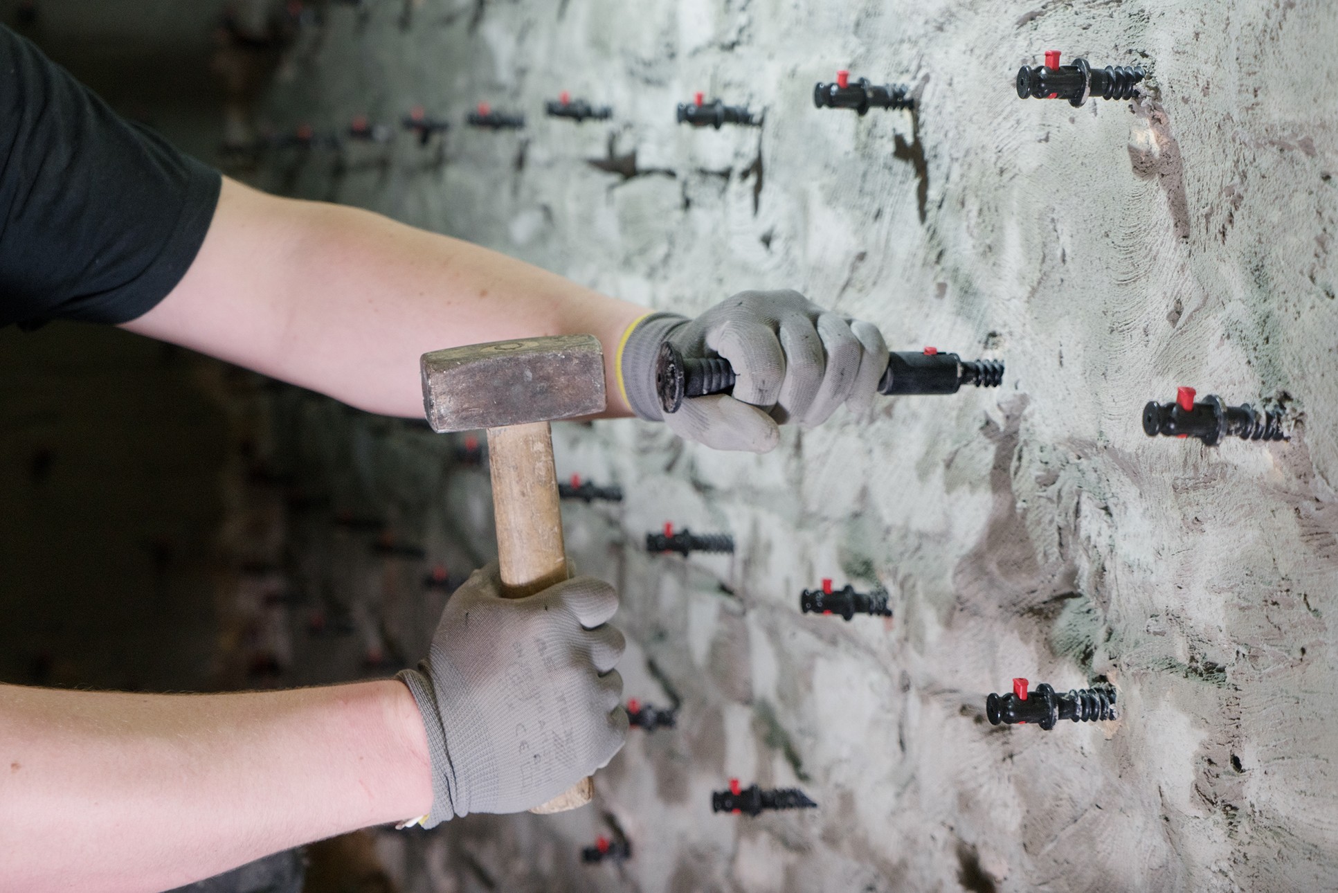foto betoninjectie pluggen